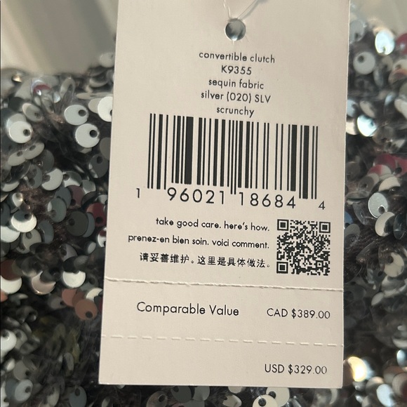 kate spade Silver Sequin Mini Crossbody - Picture 5 of 5